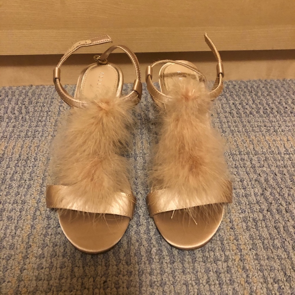 Kelly & Katie Feathered Heels